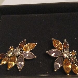 Sparkling  Floral Earrings